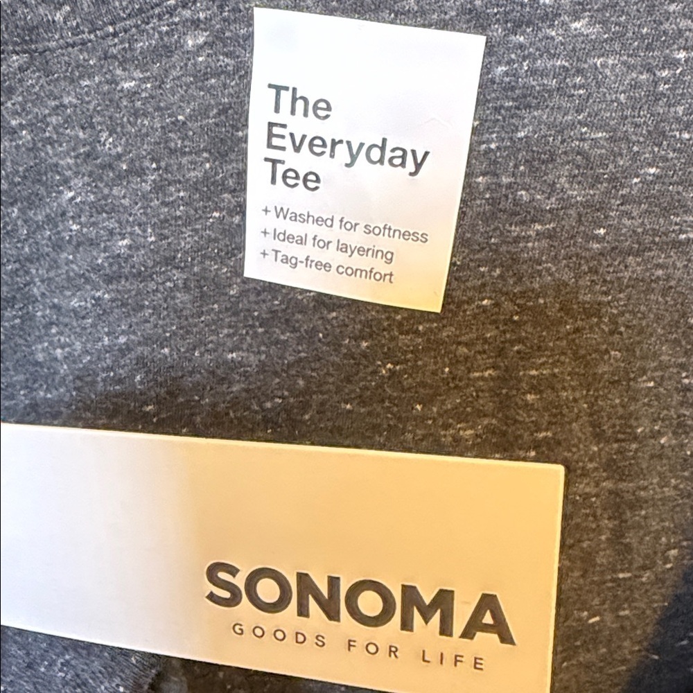 Men's Charcoal Long Sleeve Tee - Picture 7 of 7